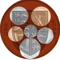 سری کامل سکه های ملکه الیزابت