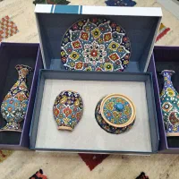 ست سفالی میناکاری