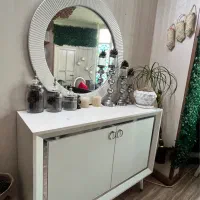 فروش آینه کنسول و ویترین چوبی