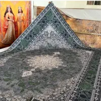 فرش ابریشم بافت تبریز/۱۲۵۰شانه کد۳۳۵۴