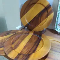 بشقاب  چوبی بامبو وارداتی