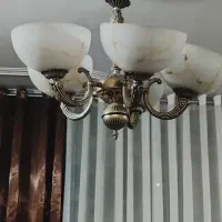 لوستر ۵ شاخه برنز