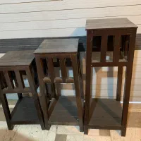 چارپایه چوبی|صندلی و نیمکت|شازند, |دیوار