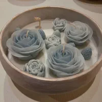 ظرف شمع گل دست ساز لوکس