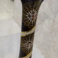 گلدان قهوه ای رنگ شیشیه ای|صنایع دستی و سایر لوازم تزئینی|اهواز, فرهنگ شهر|دیوار