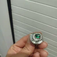 انگشتر قدیمی زمرد عتیقه