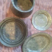 ظروف مس عتیقه کار دست کلکسیونی قدمت دار 100 ساله