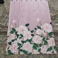 دو لنگه پرده نو چوب پرده اهنی 6عدد|پرده، رانر، رومیزی|پرند, فاز ۵|دیوار