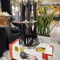 حراج ست کفگیرملاقه samset پایه استیل ، 7 پارچه