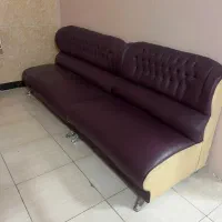 مبل چرم هفت نفذه