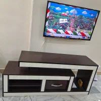 میز تلویزیون ام دی اف دورنگ