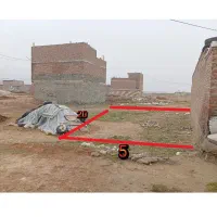 زمین محدوده مسکونی ۱۰۰متر دهکده دامداران