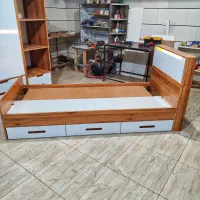 تخت بزرگسال سه کشو|تخت و سرویس خواب|خرمآباد, |دیوار