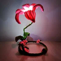 آباژور مخملی|چراغ خواب و آباژور|تبریز, |دیوار