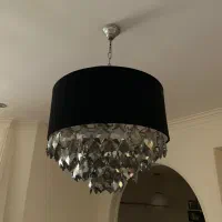 لوستر مشکی مخمل و لوستر دیواری