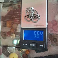 زنجیر نقره ایتالیایی دخترانه