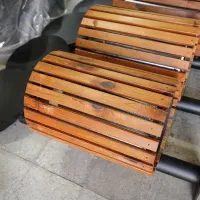 سطل زباله چوبی فلزی پارکی،باغی،رستورانی/ترموود اصل|عمدهفروشی|تهران, ظفر|دیوار