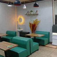 مبل*  کلاسیک رستورانی کافی شاپ فست فود پشت کوتاه