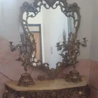 اینه کنسول قدیمی|کلکسیون اشیاء عتیقه|زنجان, |دیوار