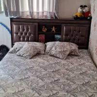 تخت دونفره همراه باتشک|تخت و سرویس خواب|اسلام‌شهر, شهرک محمدیه|دیوار