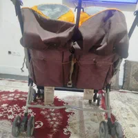 کالسکه دوقلو پگ پرگو|کالسکه و لوازم جانبی|مشهد, شهرک امام هادی (شهرک غرب)|دیوار
