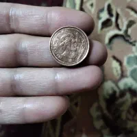 سکه یک سنتی کانادا الیزابت دوم سال 2007