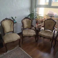 مبل استیل همراه میز ناهار خوری|مبلمان خانگی و میز عسلی|اندیشه, اندیشه فاز ۴|دیوار