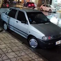 پراید نقره ای دوگانه دست مدل86