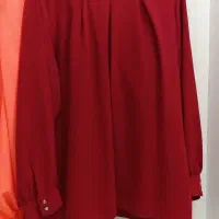 شومیز زرشکی شیک