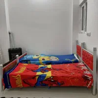 فروش فوری تخت تک نفره به همراه تشک|تخت و صندلی بچه|میبد, |دیوار