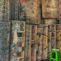 خریدار وفروشنده  فرش تمام نخ  700 شانه  و1000شانه