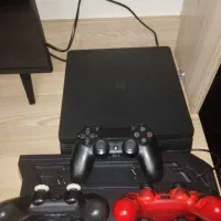 ps4 اسلیم یک ترا با 3 دسته درحد