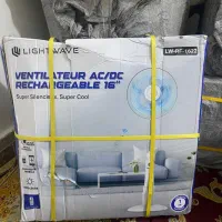 پنکه شارژی،light wave مدلlw-rf-1622|سایر لوازم برقی|بهبهان, |دیوار