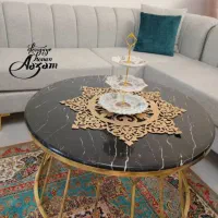 رومیزی چرم اکلیلی دنیای هنر
