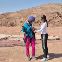 آموزش پاراگلایدرپروازتفریحی۲نفره باخلبان خانم وآقا