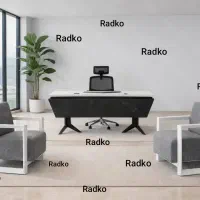 مبلمان اداری کلاسیک مدرن مثلثی/k01 اقساط