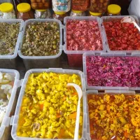 ترشی هفت بیجار مخلوط لیته شور