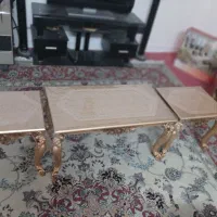 میز عسلی سه تیکه نو