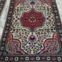 ۲تخته قالیچه دستبافت ازجنس ابریشم وپشم