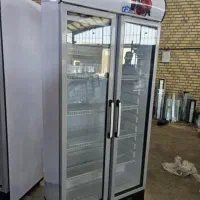 فریزر ایستاده بدنه مشکی داخل استیل لوله مسی|فروشگاه و مغازه|قم, شهرک امام حسین|دیوار