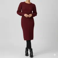 حراج انواع پوشاک ست کراپ بافت و دامن وشلوار