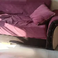 یک دست مبل تخت شو و دو عدد تشک تکنفره|مبلمان خانگی و میز عسلی|آستارا, |دیوار