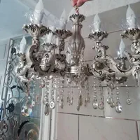 لوستر و سقفی|لوستر و چراغ آویز|آباده, |دیوار