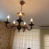 لوستر برنزی ۱۰ شاخه