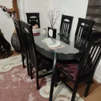 میز نهارخوری ۶ نفره|میز و صندلی غذاخوری|محمدیه-قزوین, |دیوار