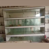 ویترین و قفسه شیشه ای|بوفه، ویترین، کنسول|اسحاق آباد, |دیوار