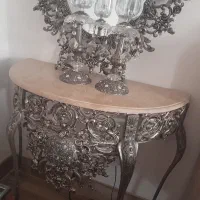 آینه و شمعدان و کنسول