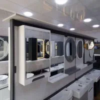 آیینه تاچدار /دفرمه/فریم استیل|لوازم سرویس بهداشتی|تهران, خلیج فارس|دیوار