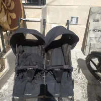 کالسکه دوقلو در حد نو