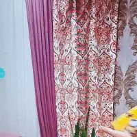 والان پرده طرحدار و ساده